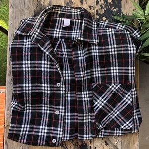 Y2K era American apparel flannel